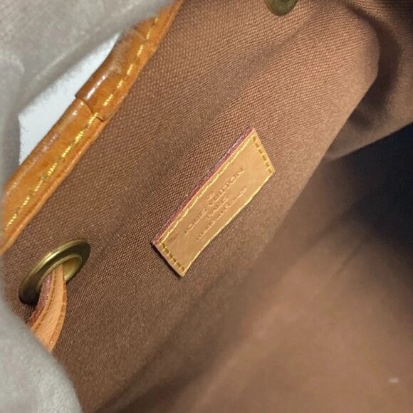 LOUIS VUITTON M40107 Monogram Sac Ado-Bosphore backpack bag Brown - Picture 14 of 16